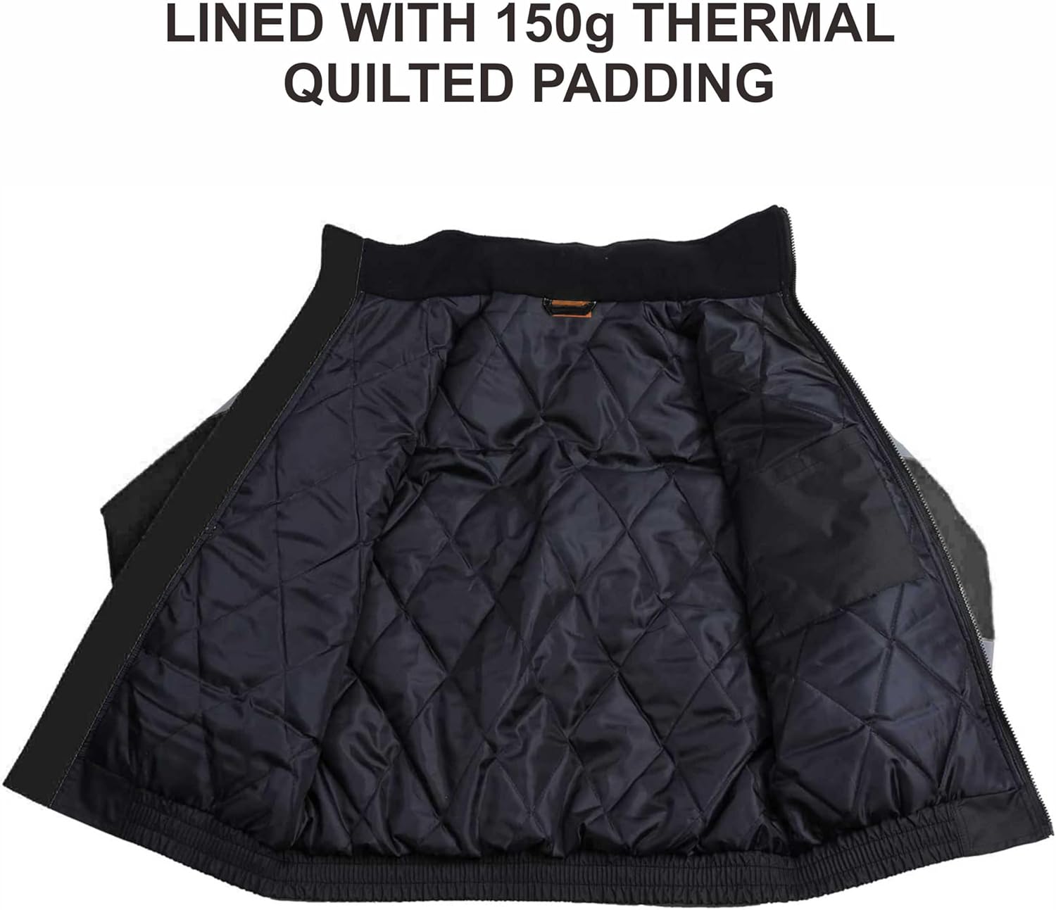 Class4 High Visibility Weatherproof Bomber Jacket with Quilted Built-in Liner - Image 5