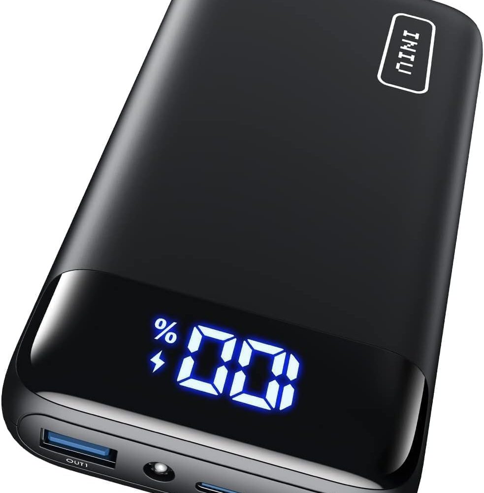 INIU Portable Charger, 22.5W 20000mAh USB C in & Out Power Bank Fast Charging, PD 3.0+QC 4.0 LED Display Phone Battery Pack Compatible with iPhone 16 15 14 13 Pro Samsung S23 Google iPad Tablet, etc