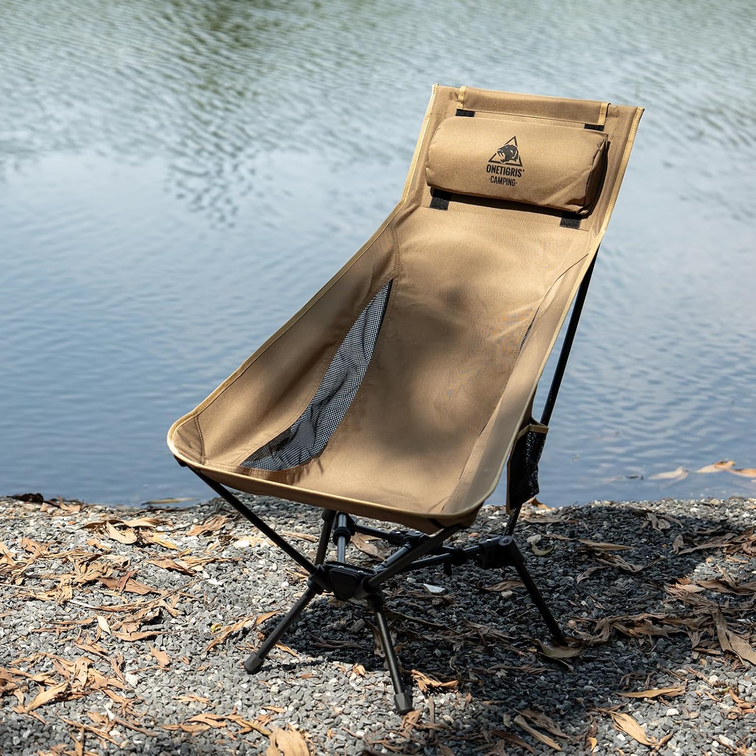 OneTigris Tigerblade High Back Camping Chair with Pillow Design, Comfortable Widened Seat Folding Chair - Image 8